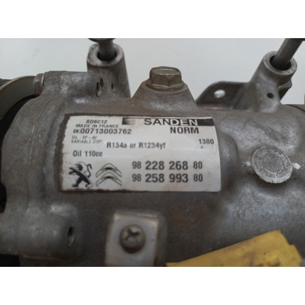 Compressor De Ar Peugeot 208 1.5 307 C4 408 2.0