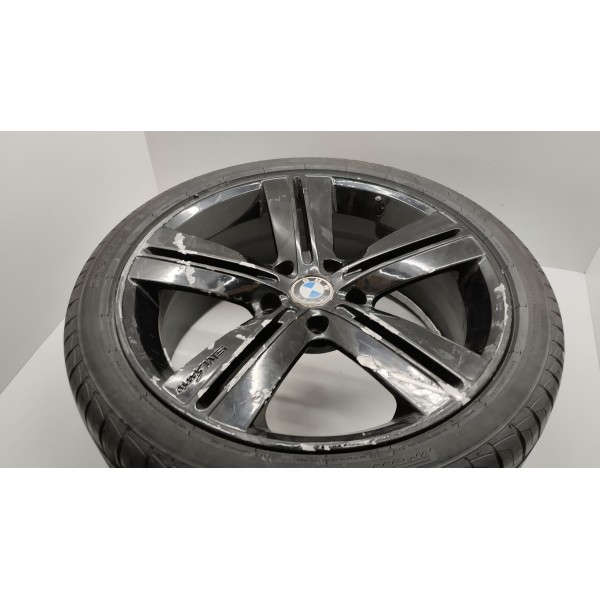 Roda Liga Pneu 225 40 Aro 18 Com Detalhe Bmw 130i Ud51 2010