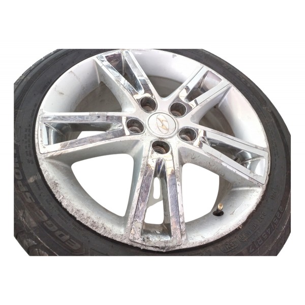 Roda Liga Pneu 225 45 Aro 17 Detalhes Hyundai I30 2011 Usado