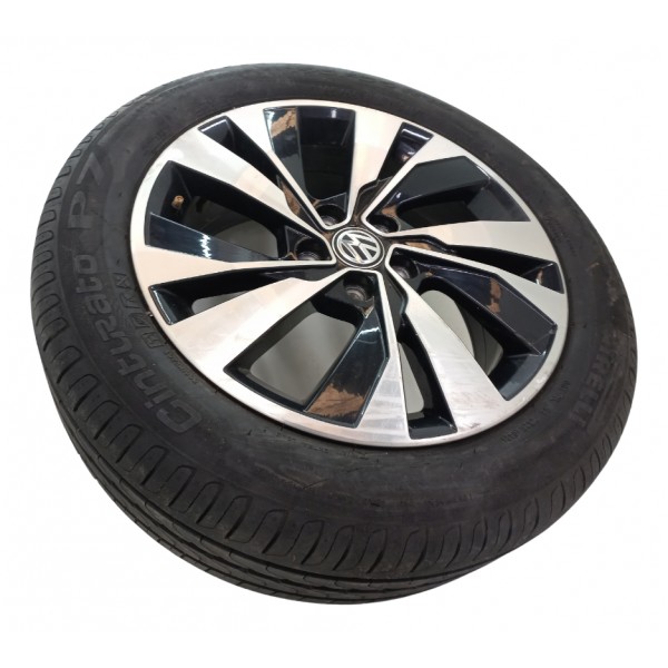 Roda Liga Pneu 195 55 Aro16 Vw Polo Confort Auto 2021 Usado