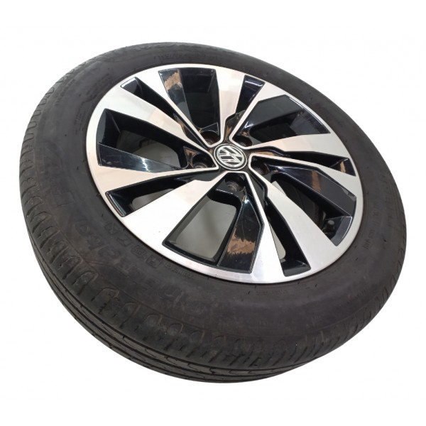 Roda Liga Pneu 195 55 Aro16 Vw Polo Confort Auto 2021 Usado