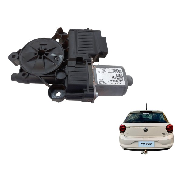 Motor Do Vidro Traseiro Esquerdo Vw Polo Confort 2021 Usado