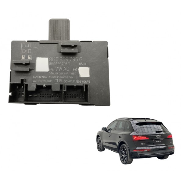 Modulo Vidro Porta Traseira Direita Audi Q5 2.0 2014 Usado