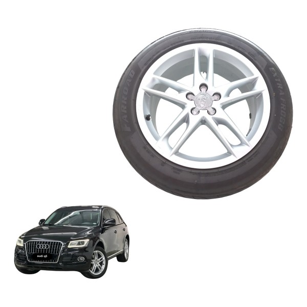 Roda Liga Pneu 235 55 Aro 19 Audi Q5 2.0 Tsfi 2014 Usado