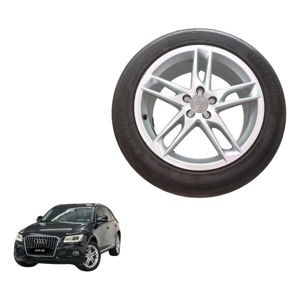 Roda Liga Pneu 235 55 Aro 19 Audi Q5 2.0 Tsfi 2014 Usado