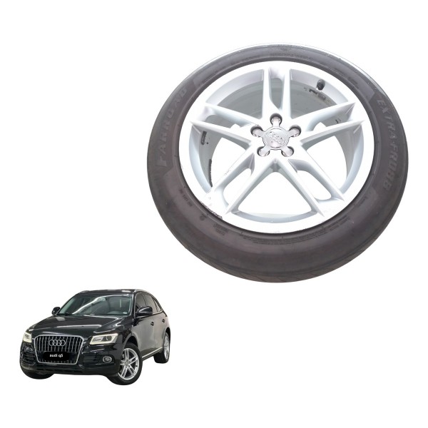 Roda Liga Pneu 235 55 Aro 19 Audi Q5 2.0 Tsfi 2014 Usado