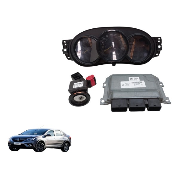 Kit Code Injeção Renault Logan Life 1.0 2020 Usado