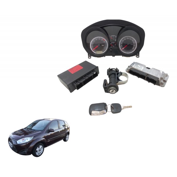 Kit Code Injeção Ford Fiesta Hatch 2010 A 2014 Usado