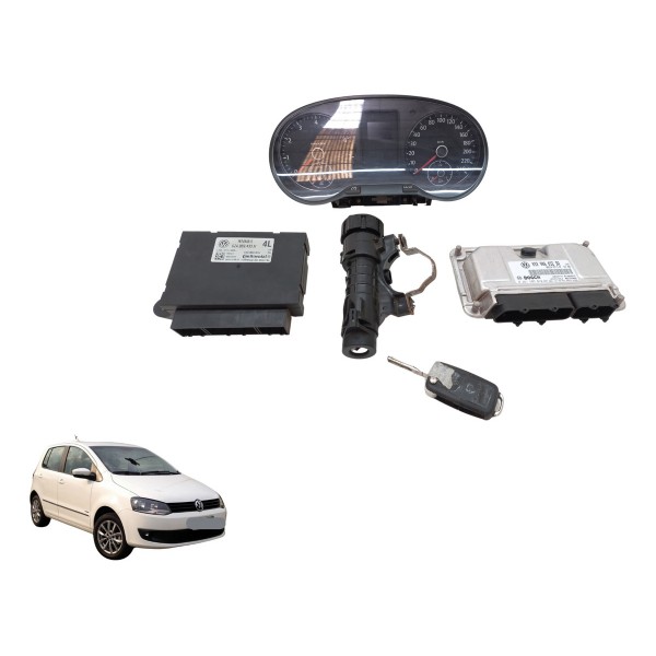 Kit Code Injeção Vw Fox 1.6 2013 Usado