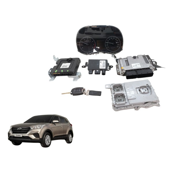 Kit Code Injeção Detalhes Hyundai Creta 1.6 Actio 2021 Usado