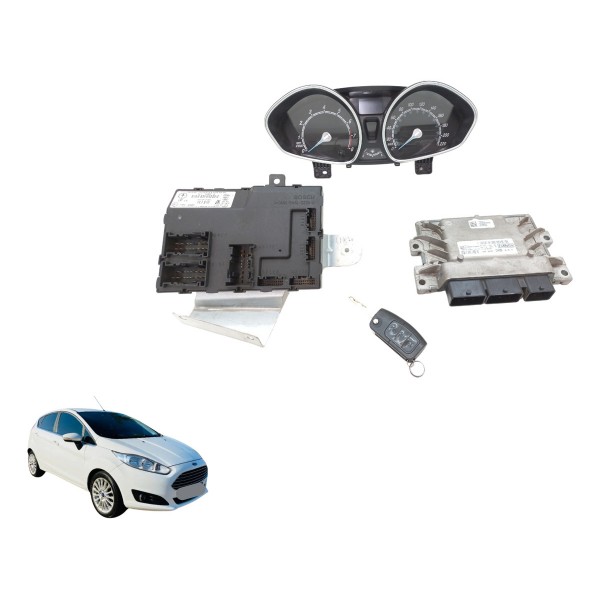 Kit Code Injeção Ford Fiesta Titanium 1.6 2015 Usado