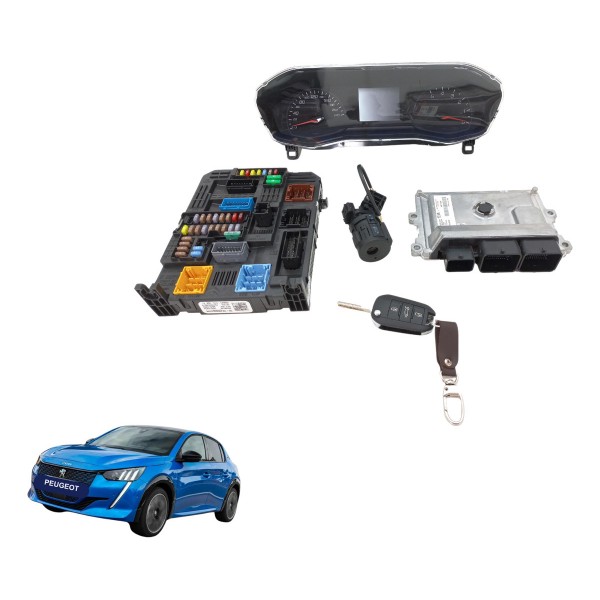 Kit Code Injeção Peugeot 208 Active 1.6 2021 Usado