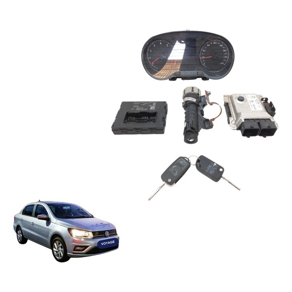 Kit Code Injeção Vw Voyage 1.6 2021 Usado