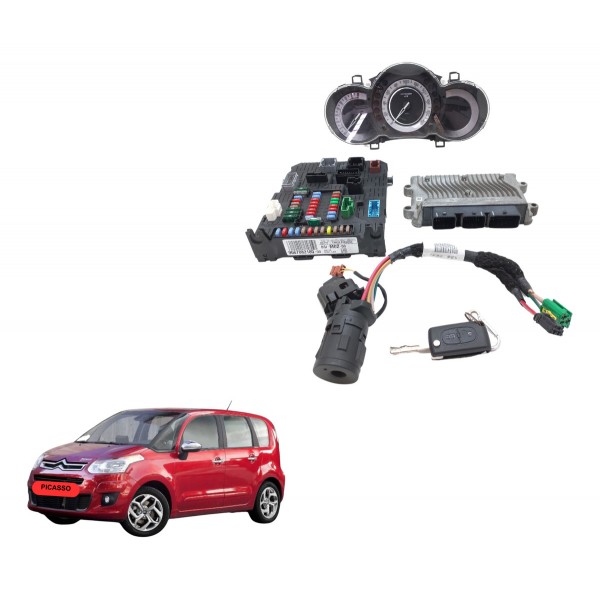 Kit Code Injeção Citroen C3 Picasso Glx 1.5 2013 Usado