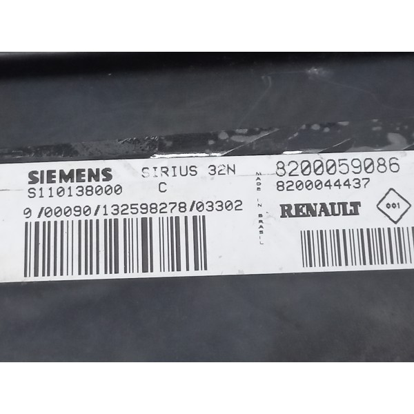 Kit Code Injeção Renault Scenic Exp 2004 Usado