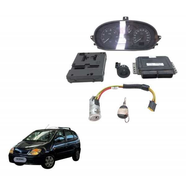 Kit Code Injeção Renault Scenic Exp 2004 Usado