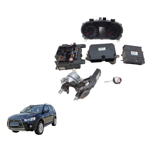 Kit Code Injeção Mitsubishi Outlander 3.0 V6 2011 Usado