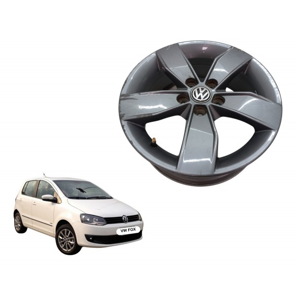 Roda De Liga Aro 15 Com Detalhes Vw Fox 2019 Usado