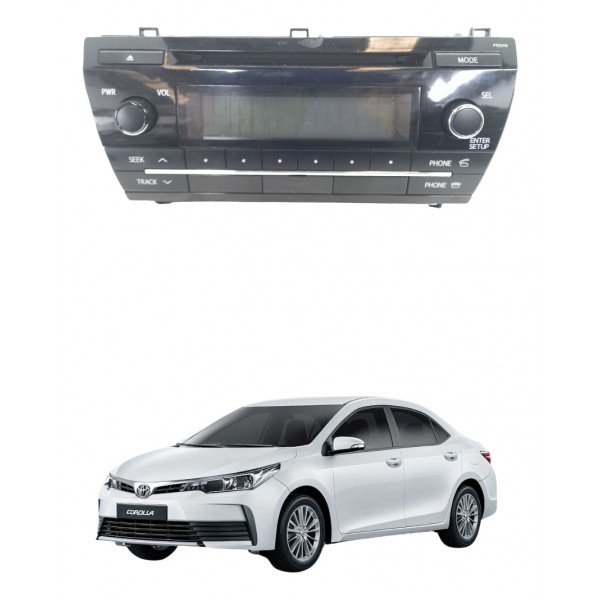 Radio Multimidia Toyota Corolla Gli 1.8 2016 Usado