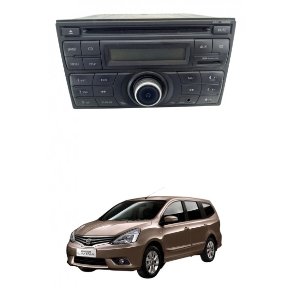 Radio Multimidia Nissan Grad Livina Sl 1.8 2013 Usado