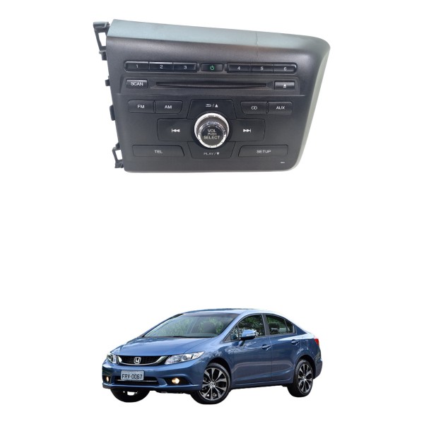 Radio Multimidia Honda Civic Lxr 2.0 2015 Usado