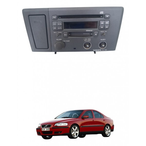 Radio Multimidia Volvo S60 2.4 Lpt 2003 Usado