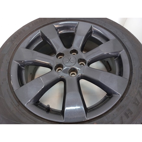 Roda Liga Pneu 225 55 Aro18 Mitsubishi Outlander  2013 Usado