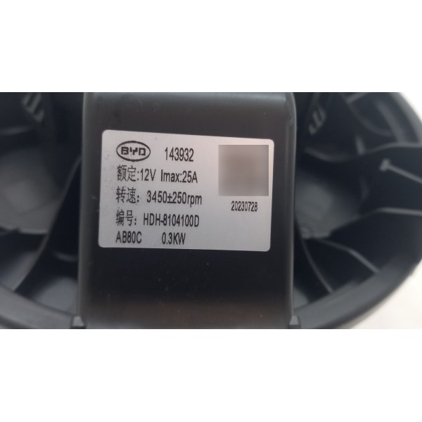 Motor Ventilador Caixa De Ar Byd Dolphin Gs 180ev 2024 Usado