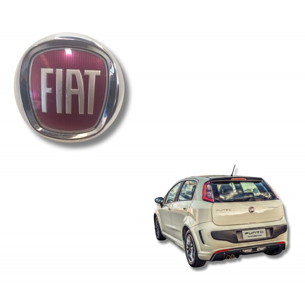 Emblema Fechadura Tampa Traseira Fiat Punto Bravo 2016 Usado