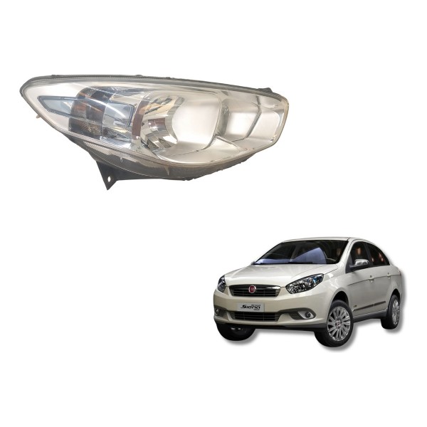 Farol Direito Fiat Grand Siena 2012 A 2016 Usado