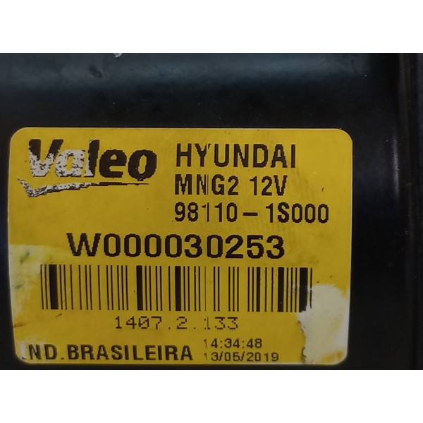 Motor Limpador Parabrisa Hyundai Hb20 1.6 2013 A 2019 Usado