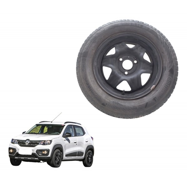 Roda Ferro 165 70 Aro 14 Renault Kwid Intens 1.0 2020 Usado