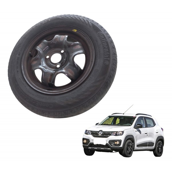 Roda Ferro 165 70 Aro 14 Renault Kwid Intens 1.0 2020 Usado