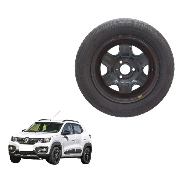 Roda Ferro 165 70 Aro 14 Renault Kwid Intens 1.0 2020 Usado